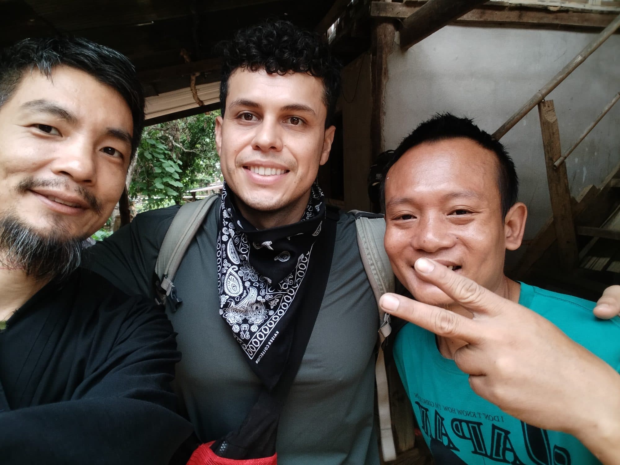 PRASM's founding team together in a village home.